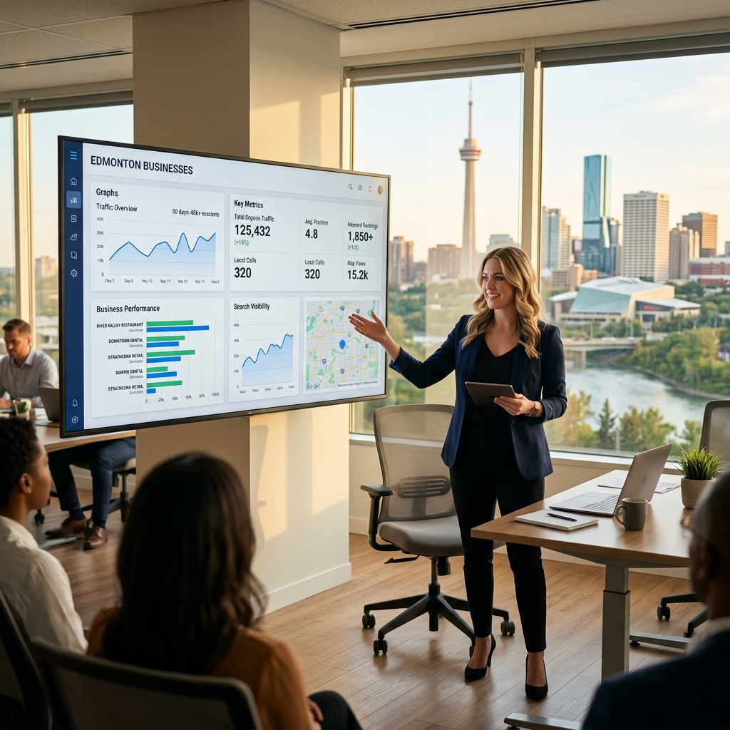 Edmonton SEO Case Studies & Real Metrics Dashboard